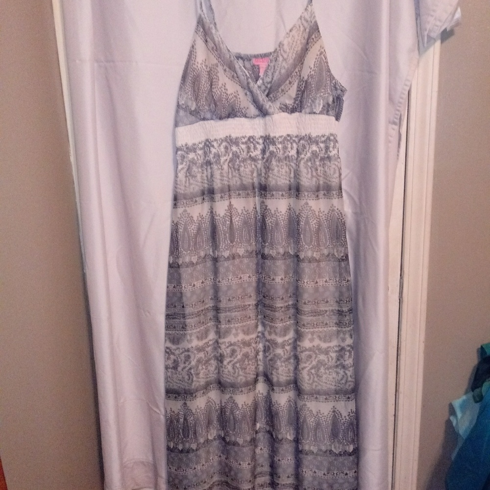 Plus Size Maxi Spaghetti Strap Dress